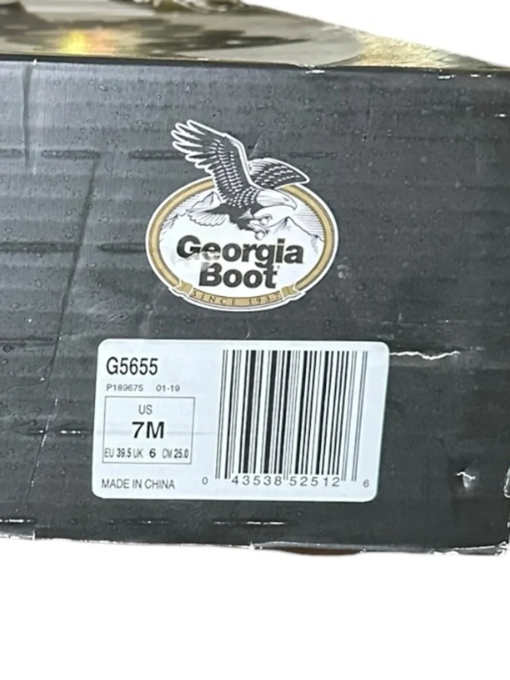 Georgia Muddog Brown Waterproof Steel Toe Work Boot NWOT - Picture 7 of 12